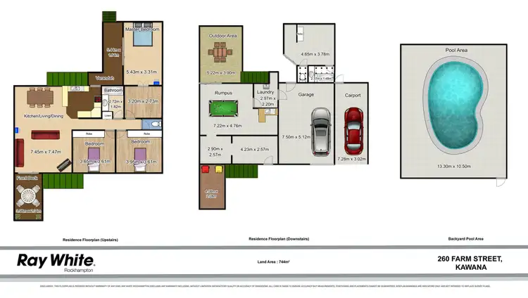 Floorplan of Homely house listing, 260 Farm Street, Kawana QLD 4701