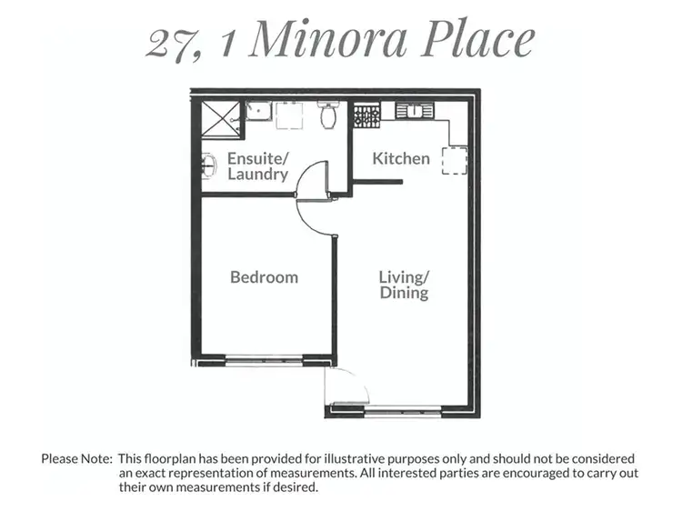 Floorplan of Homely apartment listing, 27/1 Minora Place, Rivervale WA 6103
