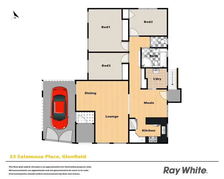Floorplan of Homely house listing, 33 Salamaua Place, Glenfield NSW 2167