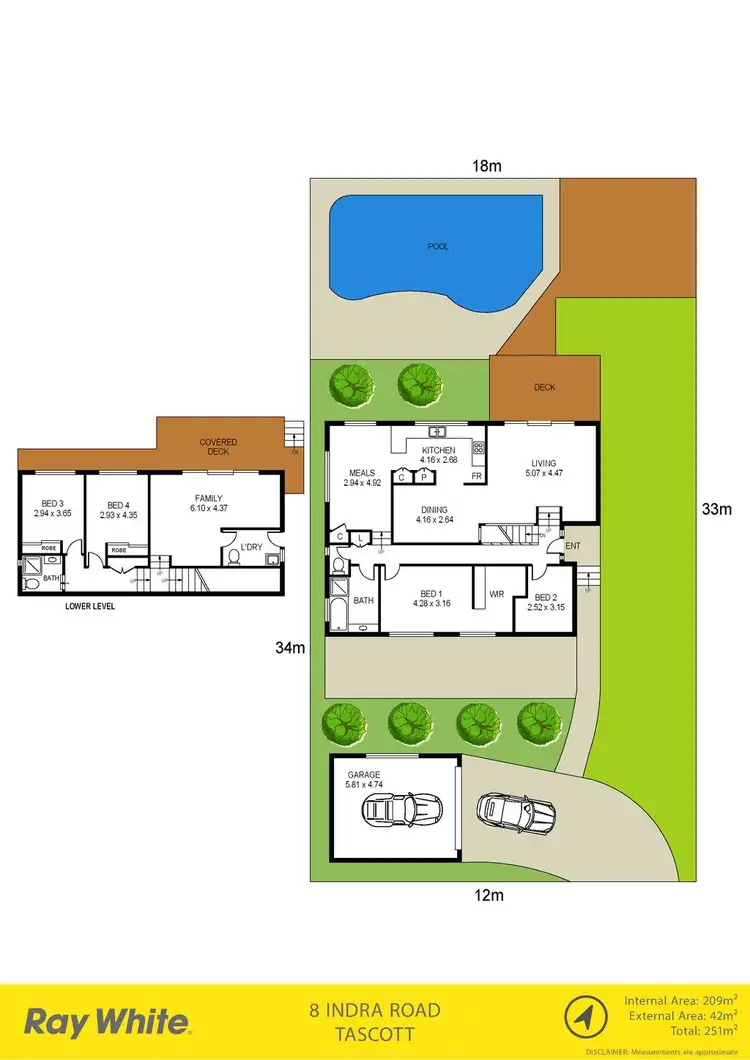Floorplan of Homely house listing, 8 Indra Road, Tascott NSW 2250