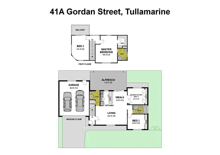 Floorplan of Homely house listing, 41A Gordon Street, Tullamarine VIC 3043