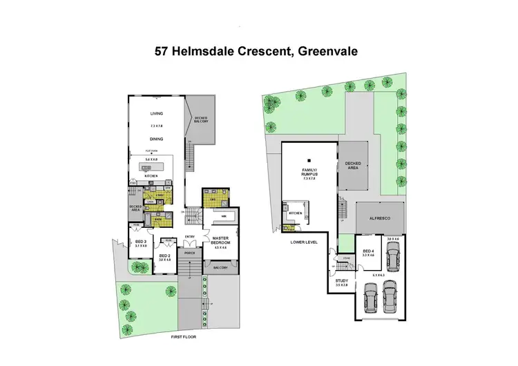Floorplan of Homely house listing, 57 Helmsdale Crescent, Greenvale VIC 3059