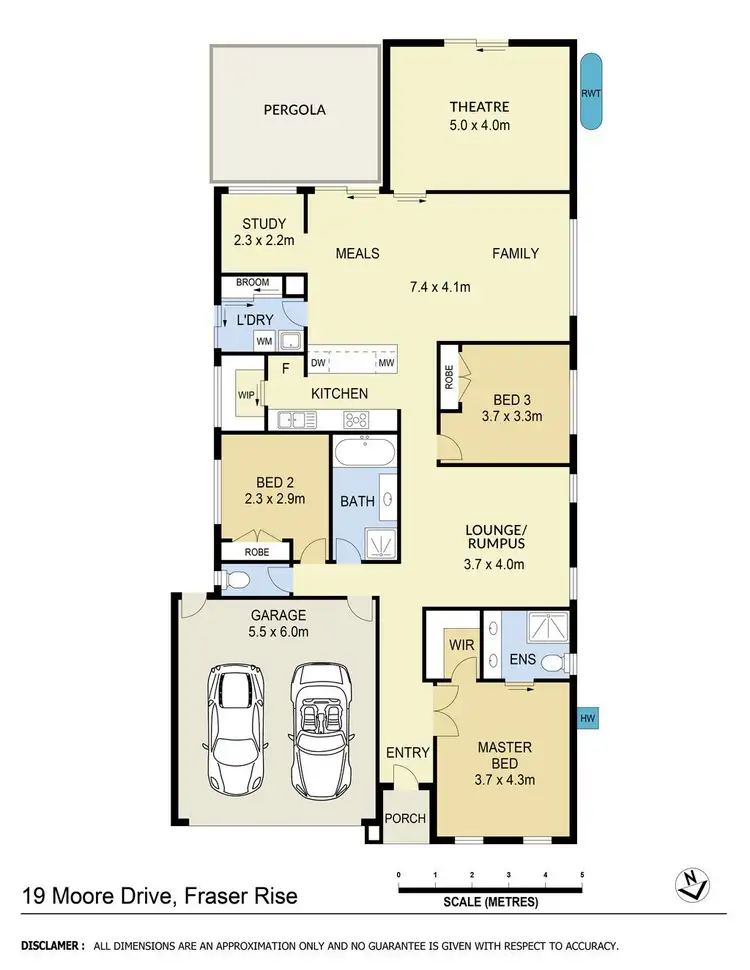 Floorplan of Homely house listing, 19 Moore Drive, Fraser Rise VIC 3336