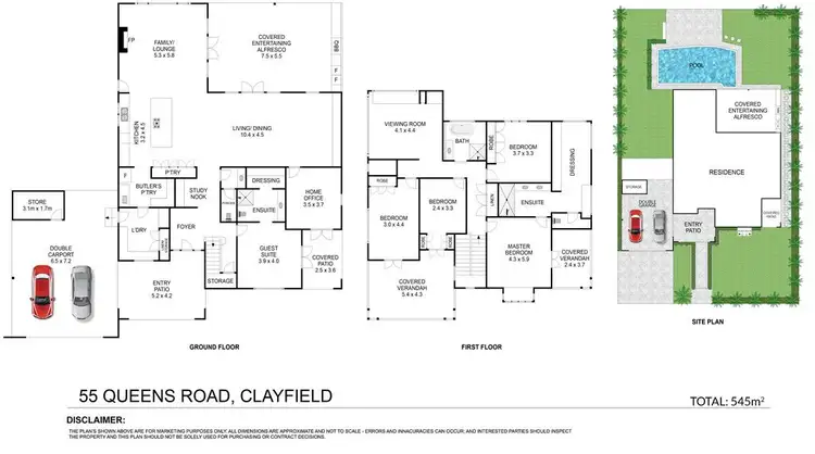 Floorplan of Homely house listing, 55 Queens Road, Clayfield QLD 4011