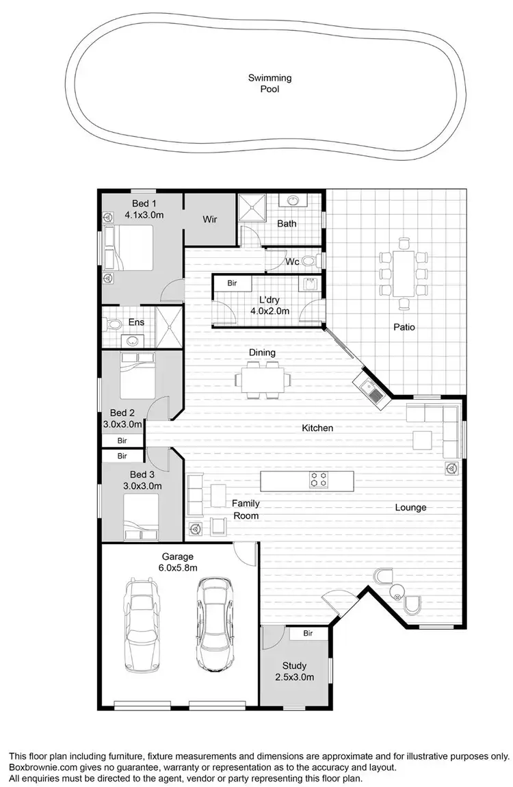 Floorplan of Homely house listing, 26 Gilmour Crescent, Kirwan QLD 4817