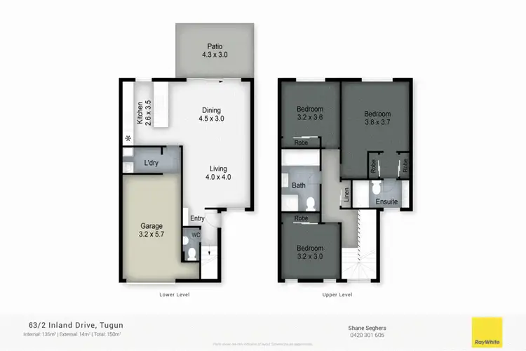 Floorplan of Homely townhouse listing, 63/2 Inland Drive, Tugun QLD 4224