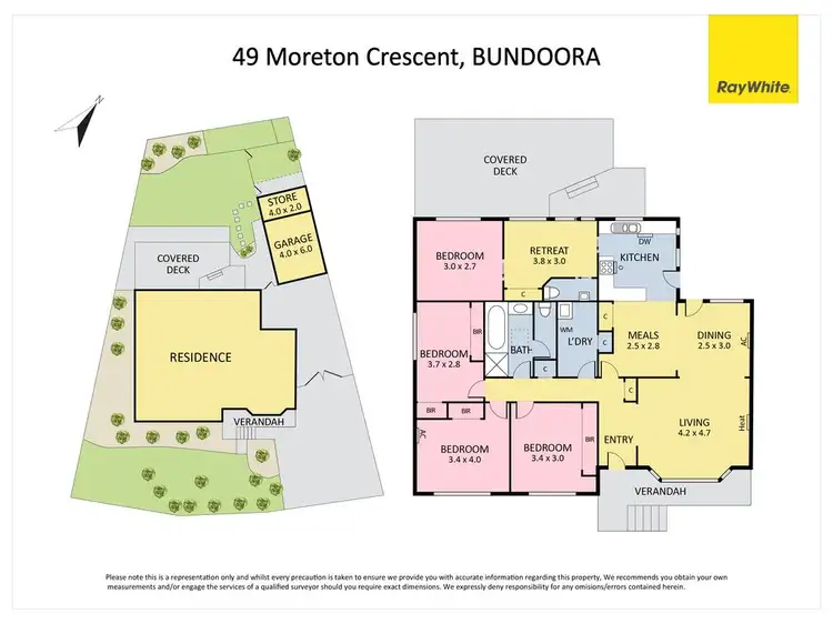Floorplan of Homely house listing, 49 Moreton Crescent, Bundoora VIC 3083