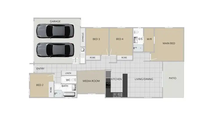 Floorplan of Homely house listing, 20 Clermont Street, Holmview QLD 4207
