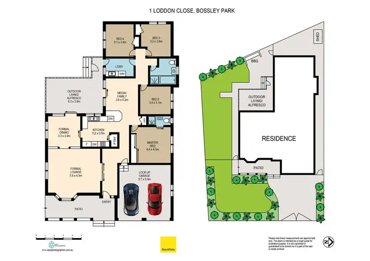 Floorplan of Homely house listing, 1 Loddon Close, Bossley Park NSW 2176