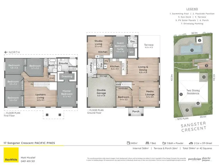 Floorplan of Homely house listing, 17 Sangster Crescent, Pacific Pines QLD 4211