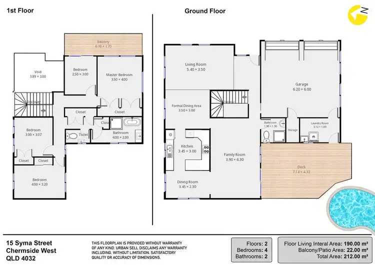 Floorplan of Homely house listing, 15 Syma Street, Chermside West QLD 4032
