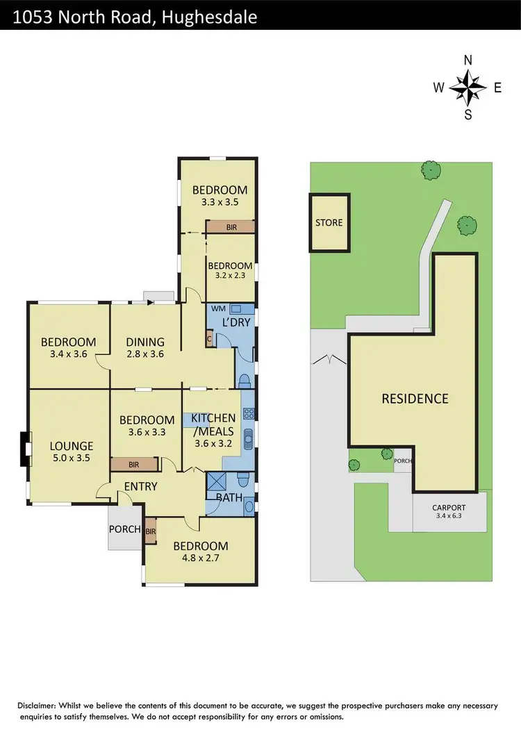 Floorplan of Homely house listing, 1053 North Road, Hughesdale VIC 3166
