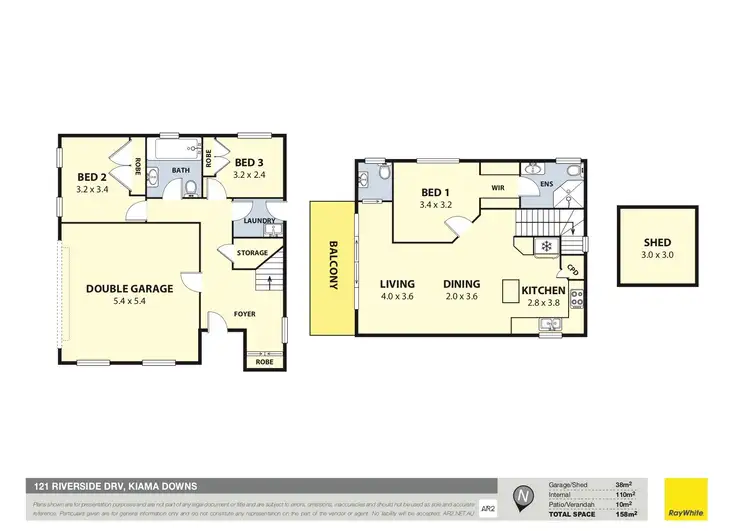 Floorplan of Homely house listing, 121 Riverside Drive, Kiama Downs NSW 2533
