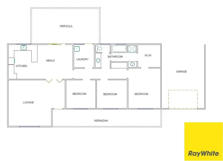 Floorplan of Homely house listing, 20 Bertha Street, Bordertown SA 5268