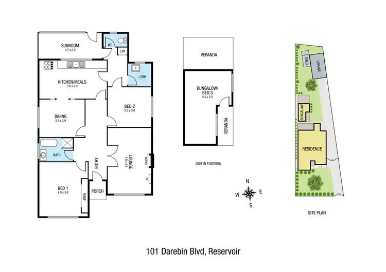 Floorplan of Homely house listing, 101 Darebin Boulevard, Reservoir VIC 3073