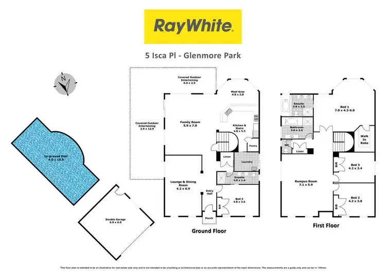 Floorplan of Homely house listing, 5 Isca Place, Glenmore Park NSW 2745