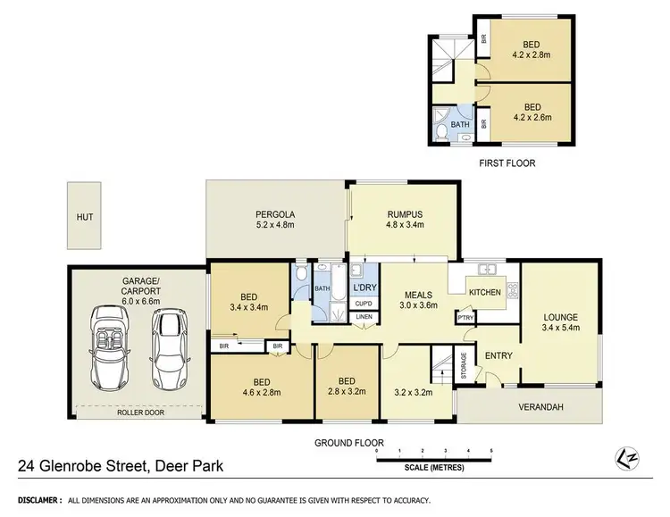 Floorplan of Homely house listing, 24 Glenrobe Street, Deer Park VIC 3023