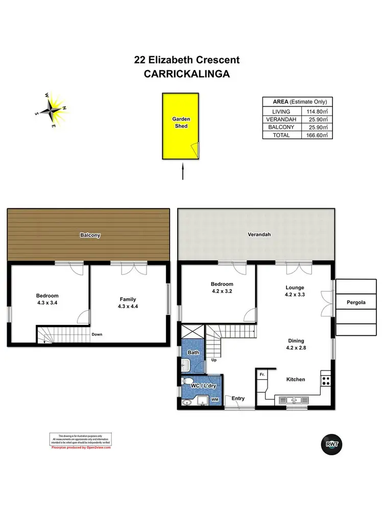 Floorplan of Homely house listing, 22 Elizabeth Crescent, Carrickalinga SA 5204