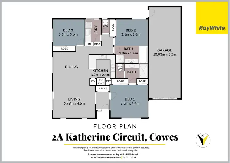 Floorplan of Homely house listing, 2a Katherine Circuit, Cowes VIC 3922