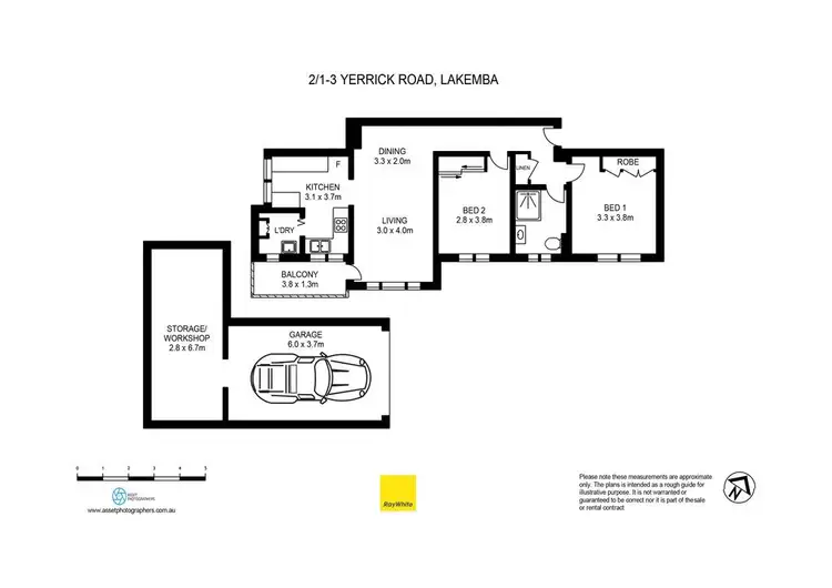 Floorplan of Homely apartment listing, 2/1-3 Yerrick Road, Lakemba NSW 2195