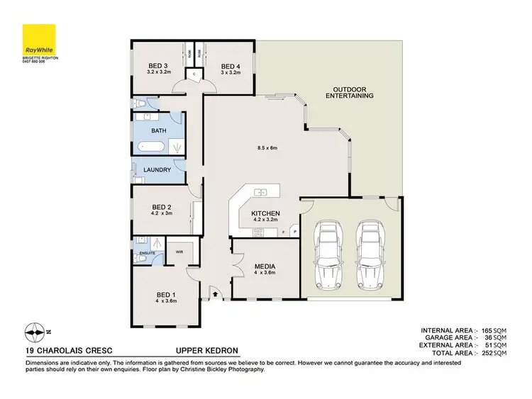 Floorplan of Homely house listing, 19 Charolais Crescent, Upper Kedron QLD 4055