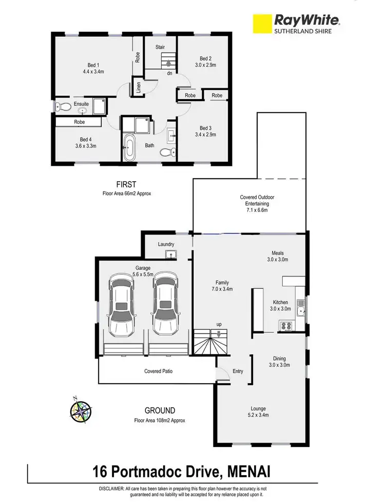 Floorplan of Homely house listing, 16 Portmadoc Drive, Menai NSW 2234