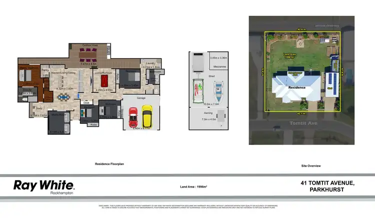 Floorplan of Homely house listing, 41 Tomtit Avenue, Parkhurst QLD 4702