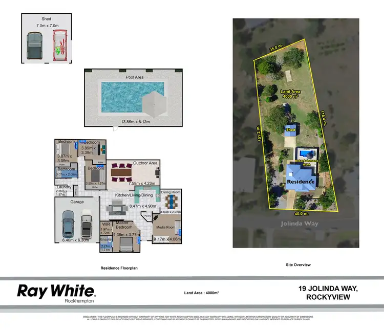 Floorplan of Homely house listing, 19-21 Jolinda Way, Rockyview QLD 4701