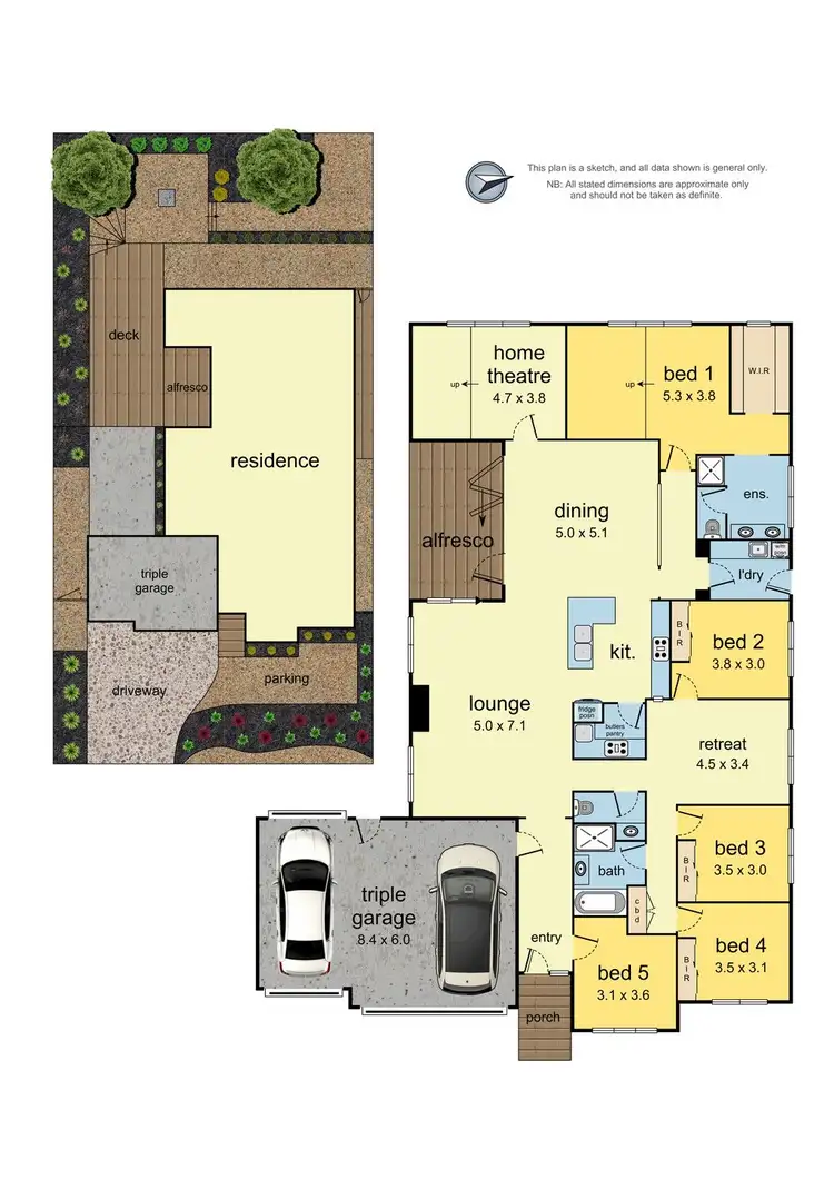 Floorplan of Homely house listing, 65 Warrien Road, Croydon North VIC 3136