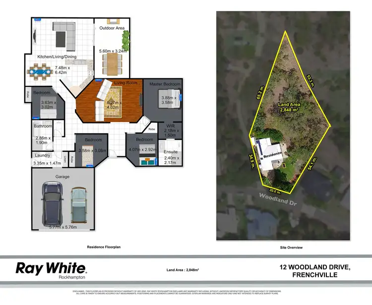 Floorplan of Homely house listing, 12 Woodland Drive, Frenchville QLD 4701