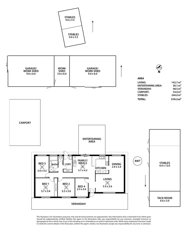 Floorplan of Homely house listing, 68 Prosperity Grove, Murray Bridge SA 5253