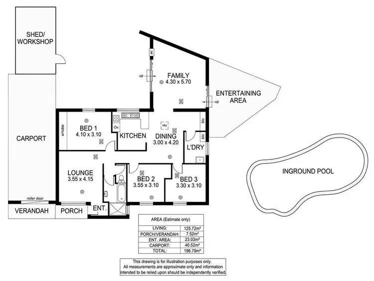 Floorplan of Homely house listing, 2 Shephard Court, Novar Gardens SA 5040