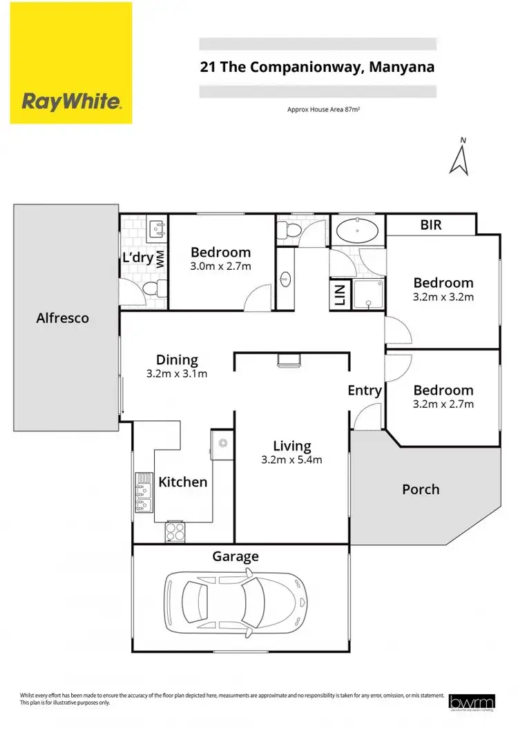 Floorplan of Homely house listing, 21 The Companionway, Manyana NSW 2539