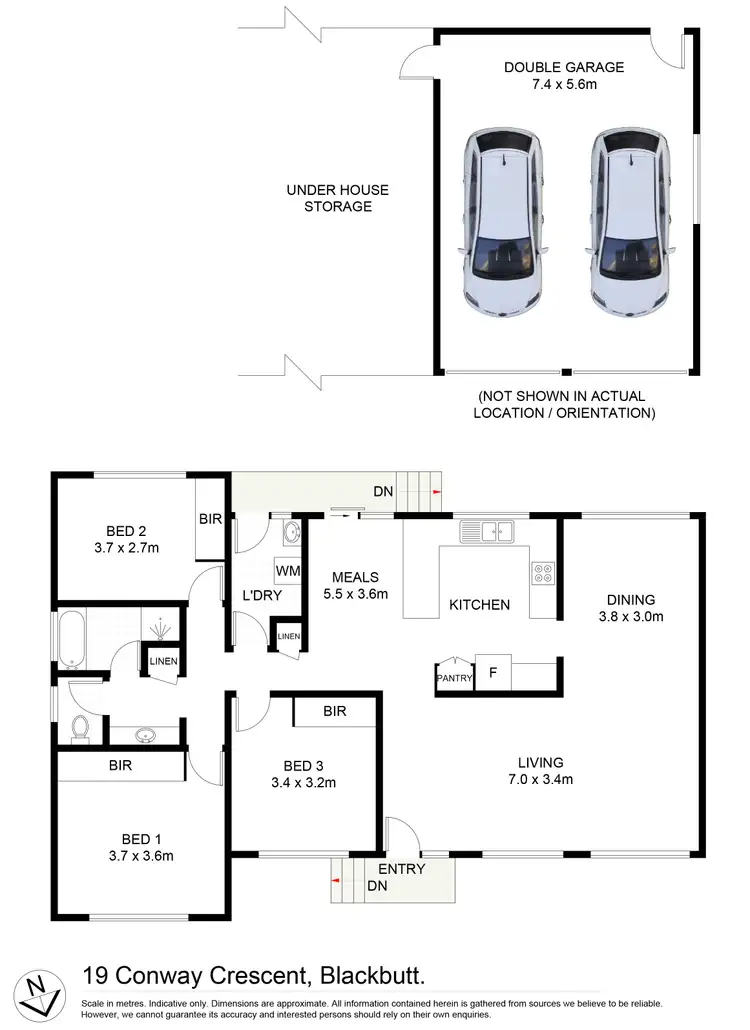Floorplan of Homely house listing, 19 Conway Crescent, Blackbutt NSW 2529