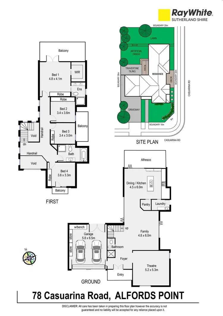 Floorplan of Homely house listing, 78 Casuarina Road, Alfords Point NSW 2234
