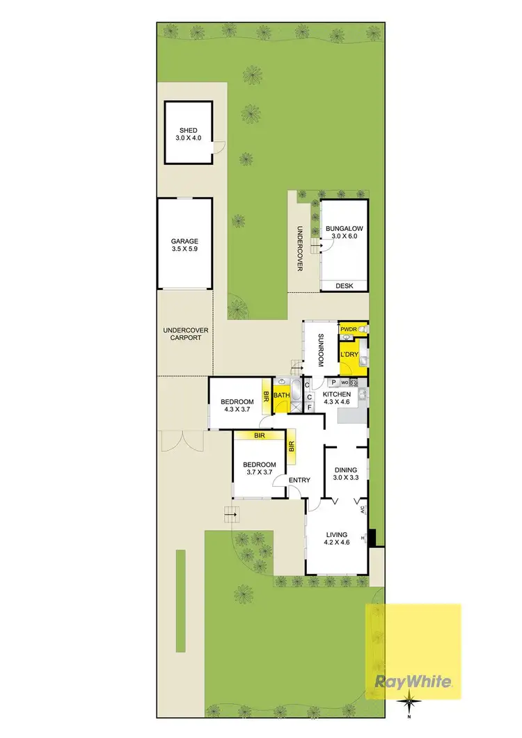 Floorplan of Homely house listing, 21 Ashbourne Street, Herne Hill VIC 3218