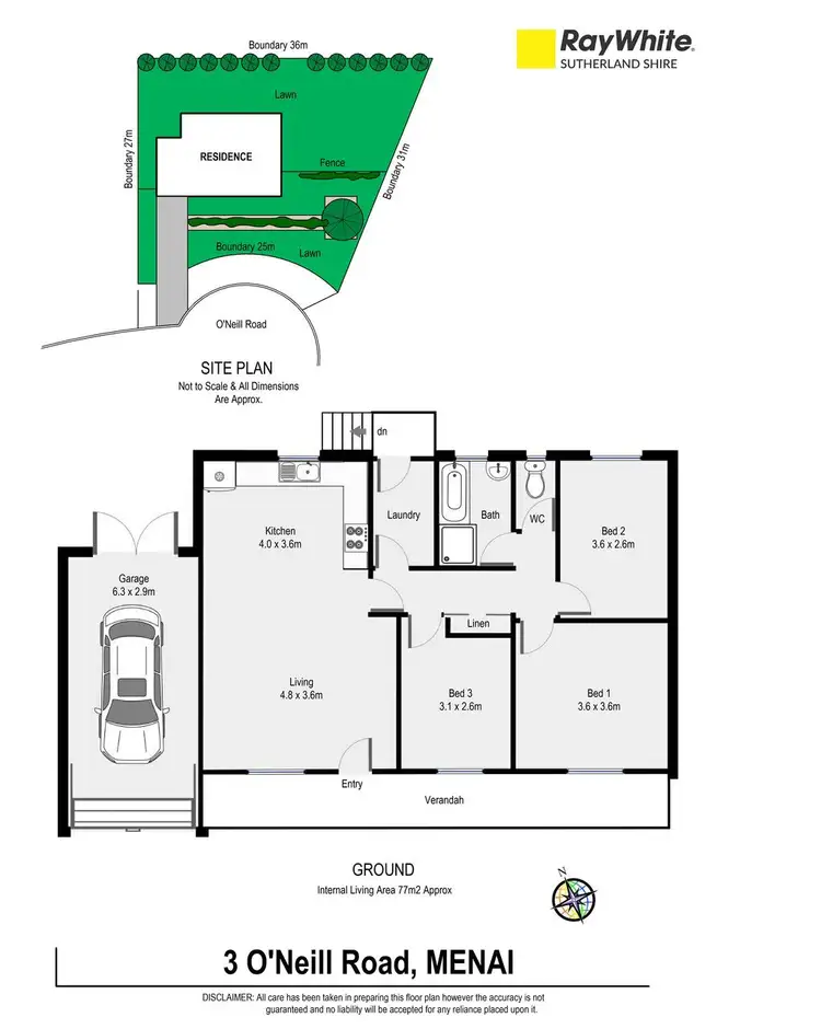 Floorplan of Homely house listing, 3 O'Neill Road, Menai NSW 2234