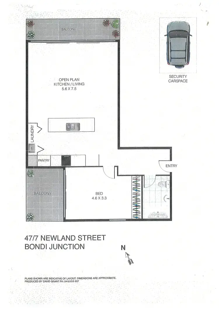 Floorplan of Homely unit listing, 47/7 Newland Street, Bondi Junction NSW 2022