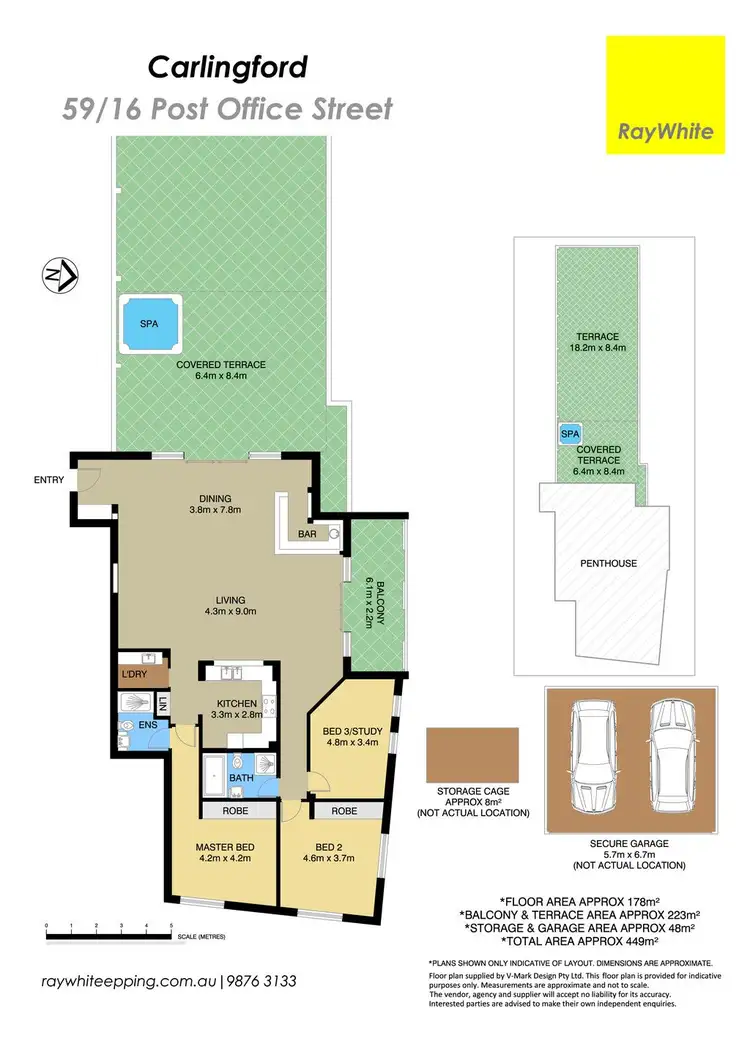 Floorplan of Homely apartment listing, 59/16 Post Office Street, Carlingford NSW 2118