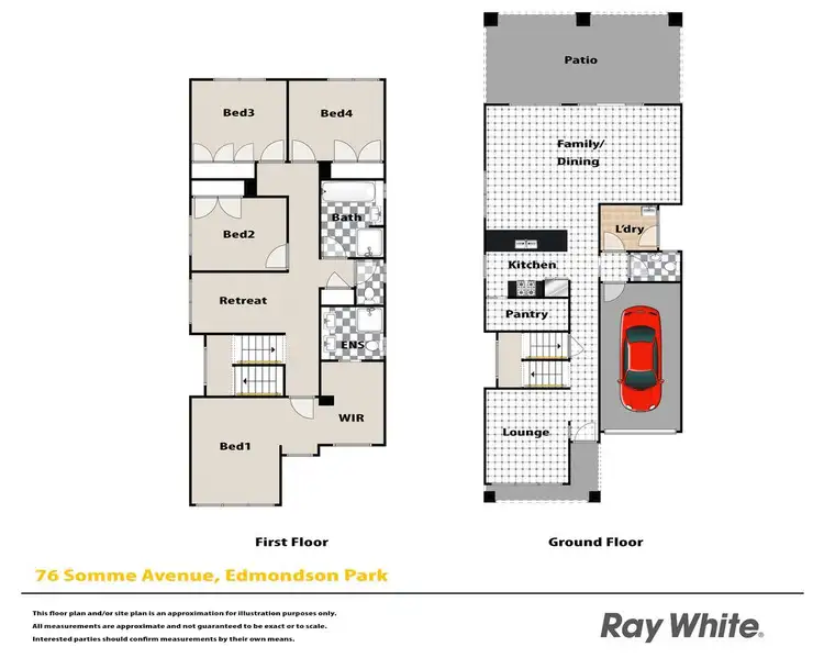 Floorplan of Homely house listing, 76 Somme Avenue, Edmondson Park NSW 2174