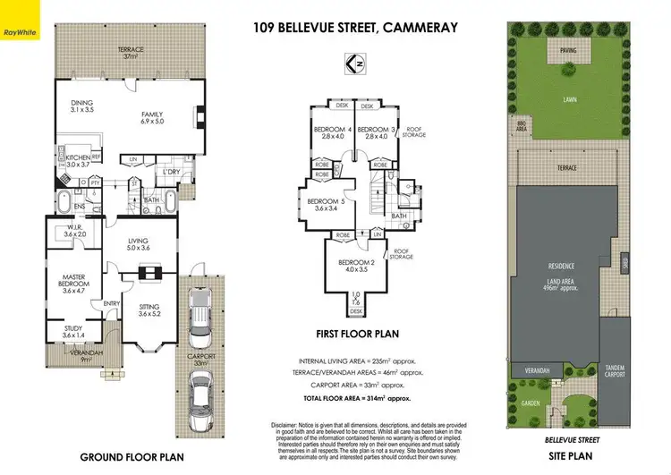 Floorplan of Homely house listing, 109 Bellevue Street, Cammeray NSW 2062