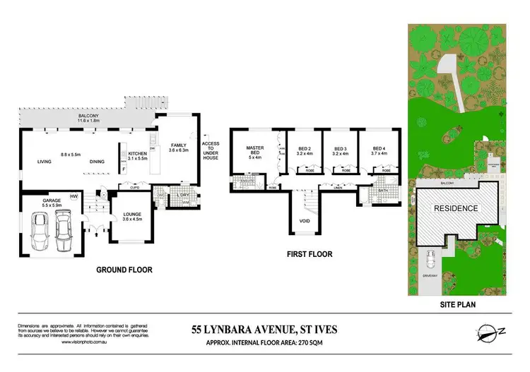 Floorplan of Homely house listing, 55 Lynbara Avenue, St Ives NSW 2075