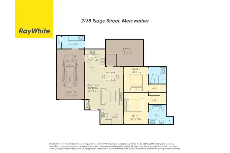 Floorplan of Homely villa listing, 2/35 Ridge Street, Merewether NSW 2291