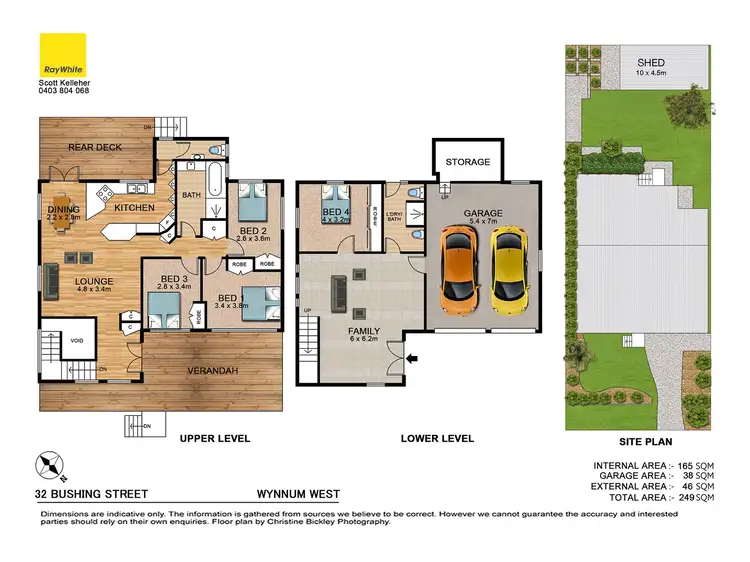 Floorplan of Homely house listing, 32 Bushing Street, Wynnum West QLD 4178