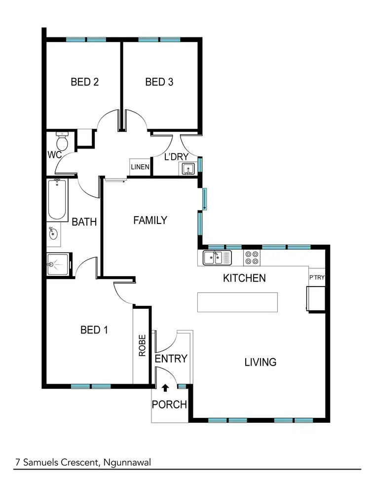 Floorplan of Homely house listing, 7 Samuels Crescent, Ngunnawal ACT 2913