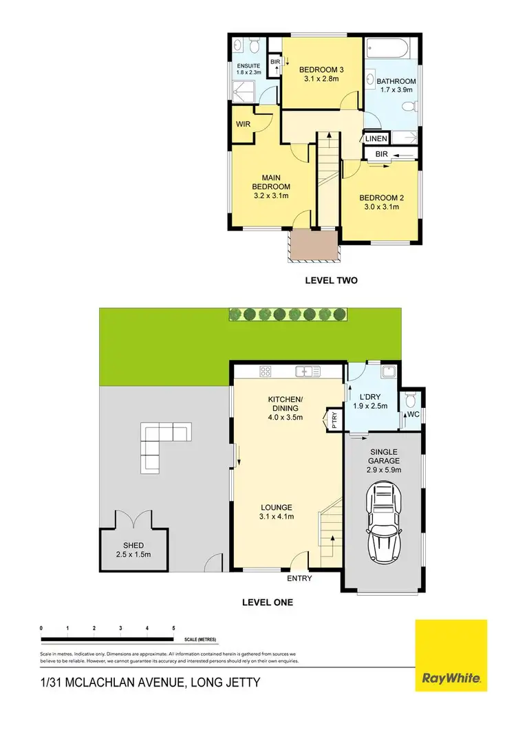Floorplan of Homely townhouse listing, 1/31 McLachlan Avenue, Long Jetty NSW 2261