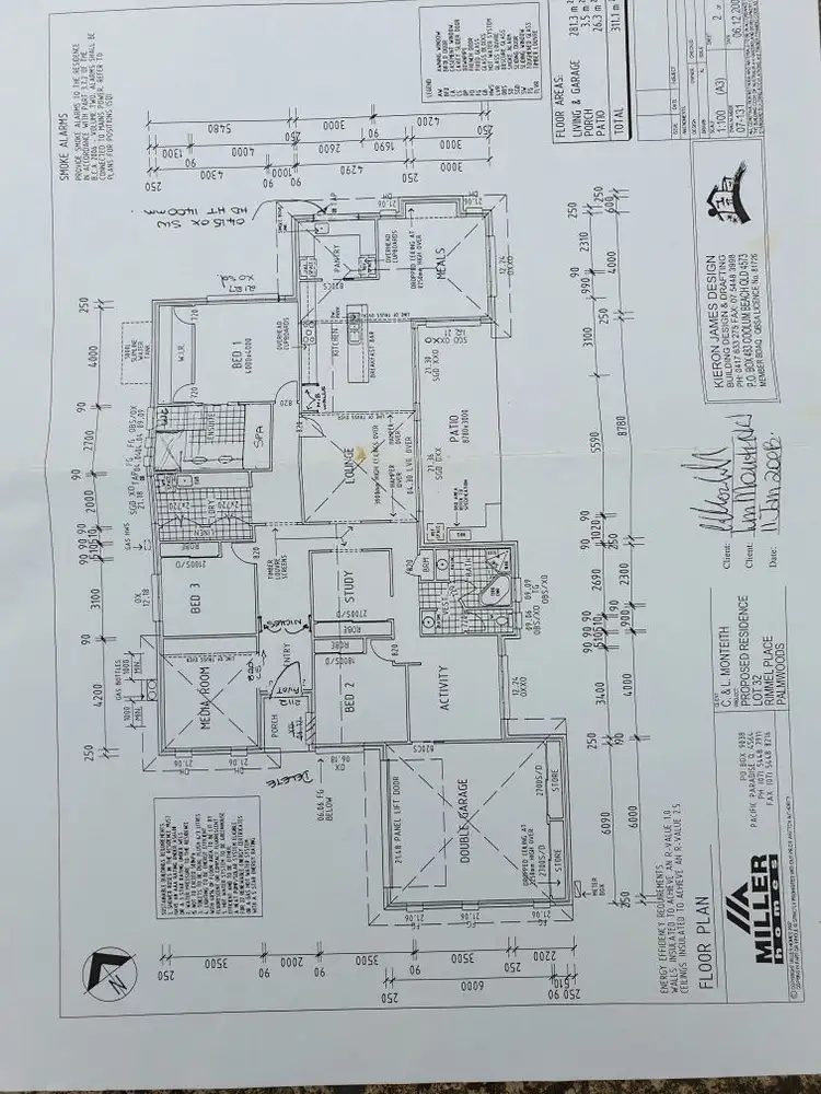 Floorplan of Homely house listing, 26 Rimmel Place, Palmwoods QLD 4555