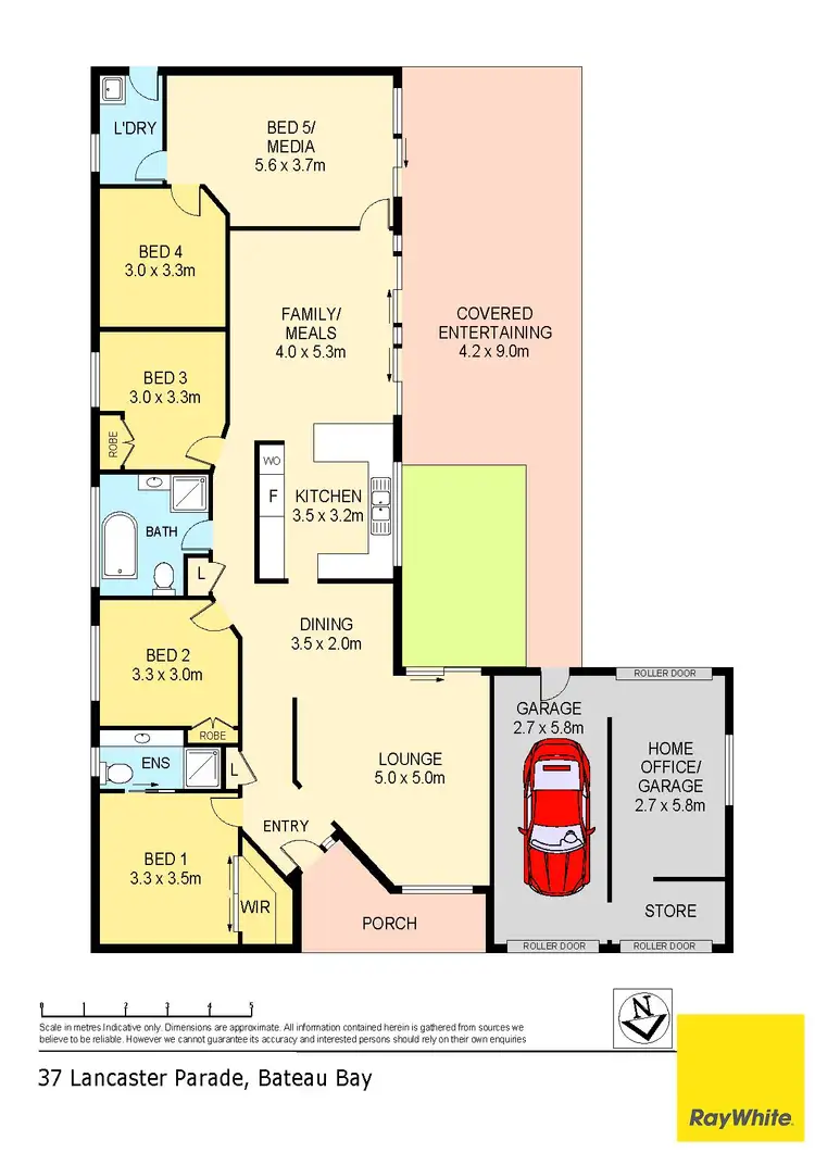 Floorplan of Homely house listing, 37 Lancaster Parade, Bateau Bay NSW 2261