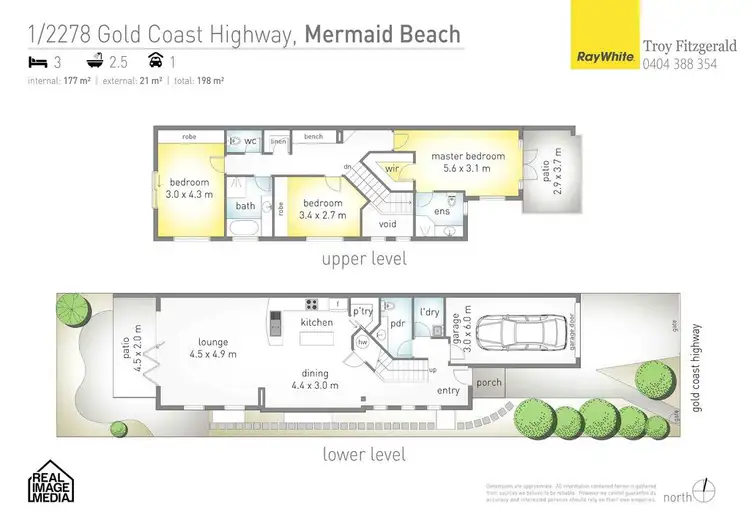 Floorplan of Homely house listing, 1/2278 Gold Coast Highway, Mermaid Beach QLD 4218