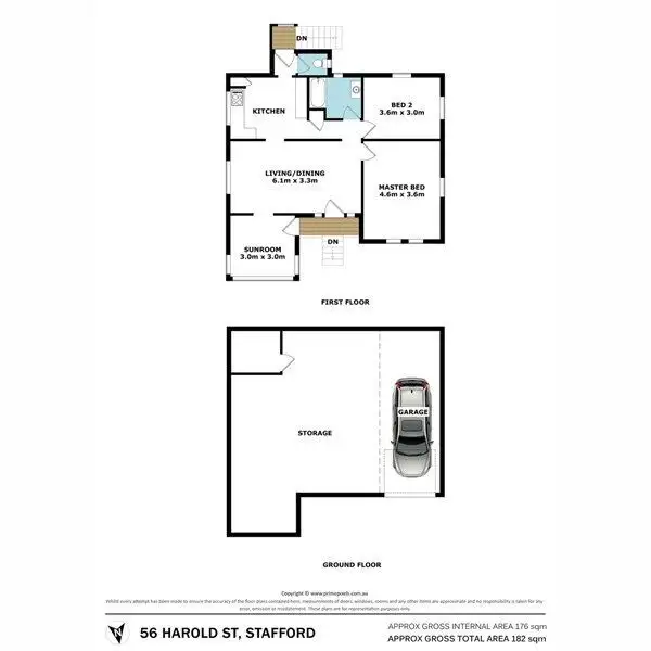 Floorplan of Homely house listing, 56 Harold Street, Stafford QLD 4053